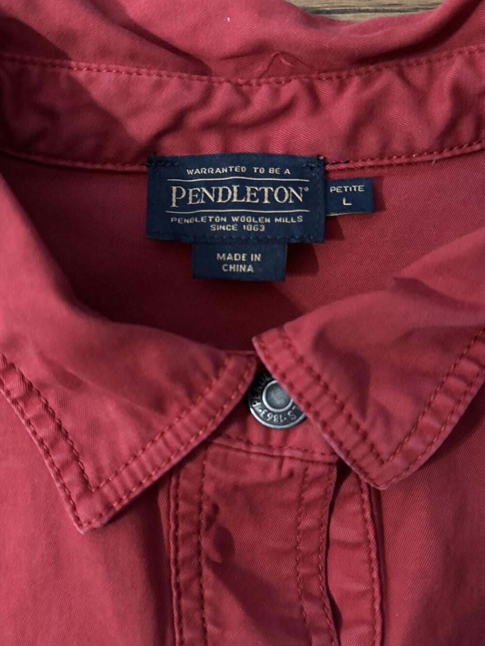 Red Pendleton Jacket - Picture 2 of 2